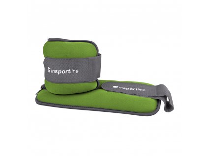 Neoprenové závaží inSPORTline Lastry 2x1 kg na kotník/zápěstí