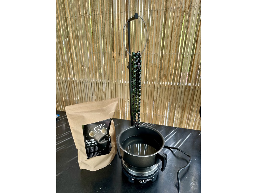 Sada pro voskování řetězů HWK Chain Coating Hotwax Set