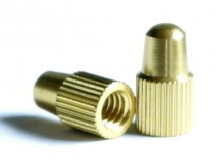 Čepička galuskového ventilku alu, zlatá, 0,4g