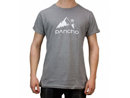 Triko Panchowheels T-Shirt Mountain, šedá