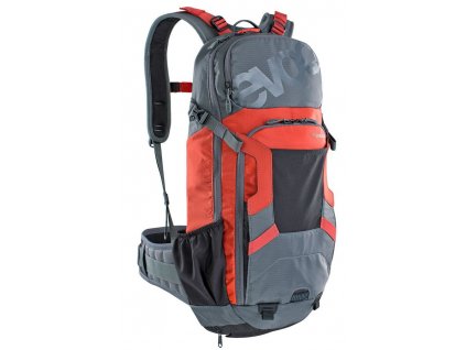 Batoh EVOC FR ENDURO TEAM, 16L, CARBON GREY - CHILI RED