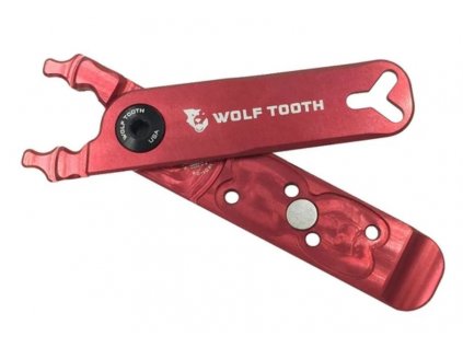 Kleště na řetěz Wolf Tooth Pack Pliers, červené, 38g