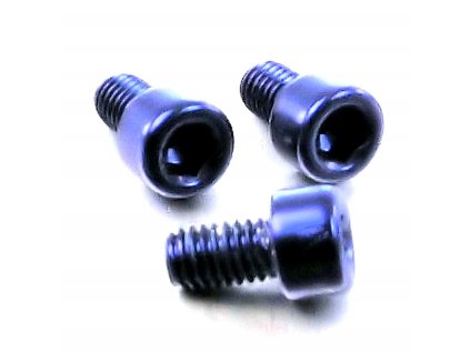 Šroub M6x10mm, modrý
