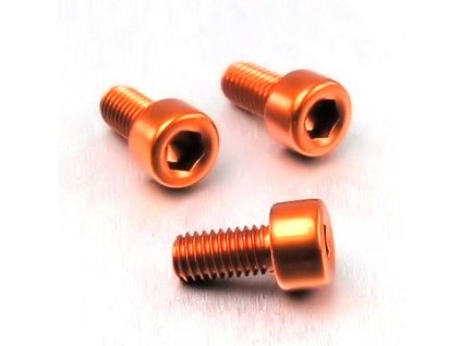 Šroub M5x16mm, oranžový