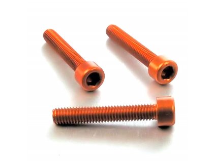 Šroub M6x30mm, oranžový