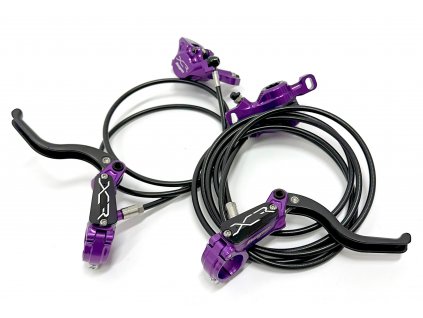 Kotoučové brzdy Hope XCR PRO Purple X2, pár, 398g