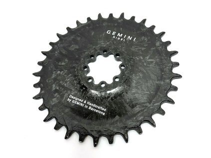 Převodník Gemini Rigel Carbon Direct Mount, 1-speed narrow-wide SRAM 8 bolt, 44g