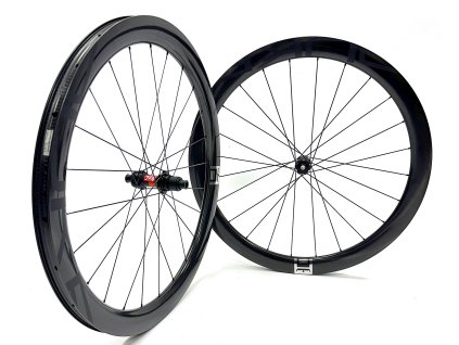1300g Karbonová plášťová zapletená kola DUKE BACCARA BACCARA RX 48 SLR2, Sapim CX Ray