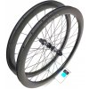 1513g Karbonová plášťová zapletená kola DUKE Baccara 45C SLS Disc, náboje DT Swiss 350 SP road disc, Sapim CX Ray