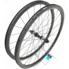 1385g Karbonová plášťová disková zapletená kola PANCHOWHEELS RUSH 30 GSF, náboje DT 350 Straightpull Road, Sapim CX Ray