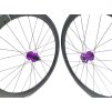 1395g PANCHOWHEELS RUSH 45 GSF karbonová plášťová disková zapletená kola, Sapim CX Ray