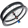 1355g PANCHOWHEELS PACE AERO karbonová plášťová disková zapletená kola, Sapim CX Ray