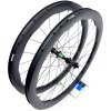 1355g PANCHOWHEELS PACE AERO karbonová plášťová disková zapletená kola, Sapim CX Ray