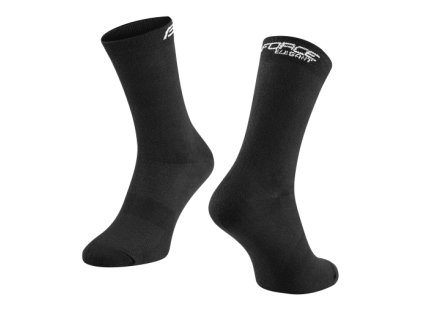 FORCE ponožky ELEGANT HIGH black (42-46)