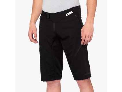 100% krátke nohavice AIRMATIC SHORTS black (36)
