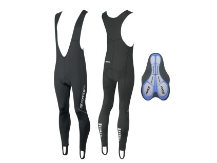 FORCE dlhé nohavice Z68 s vložkou black (L)