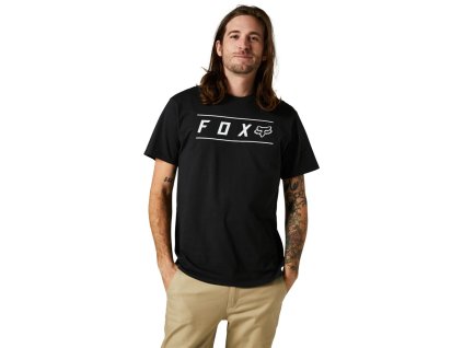 FOX tričko PINNACLE SS PREMIUM TEE HEATHER black/white (XL)