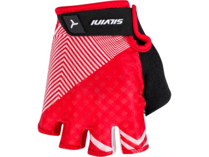 SILVINI rukavice ALBANO W red/white (L)