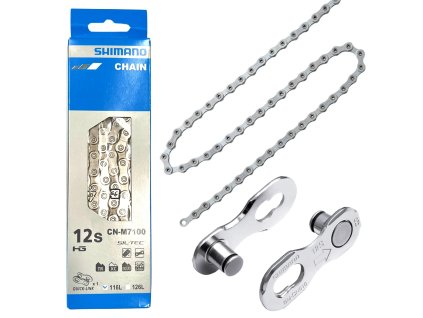 SHIMANO reťaz CN-M7100 12 SP 116 LINK