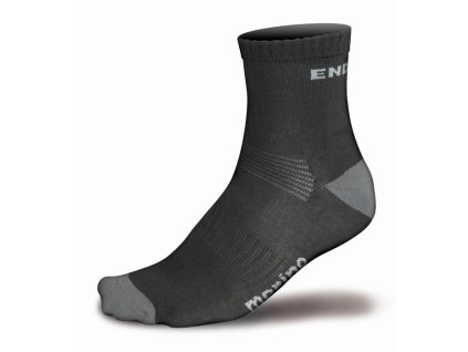 ENDURA ponožky BAABAA black (S-M)