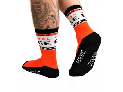 socks orange 4