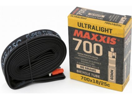 Duša MAXXIS Ultralight 700x18/25 FV60