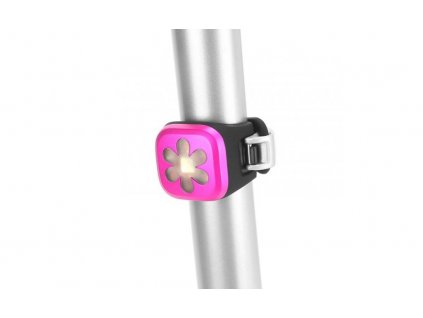 Blikačka zadná KNOG Blinder 1 Flower-pink