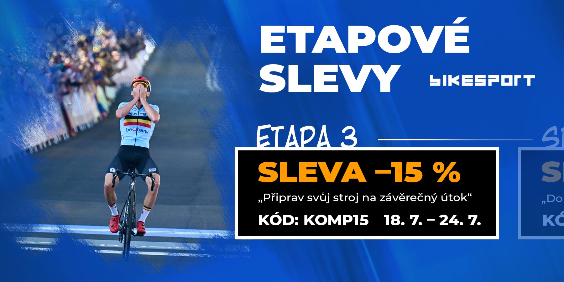 Tour de Sleva 3. týden slev na cyklistických komponentů!