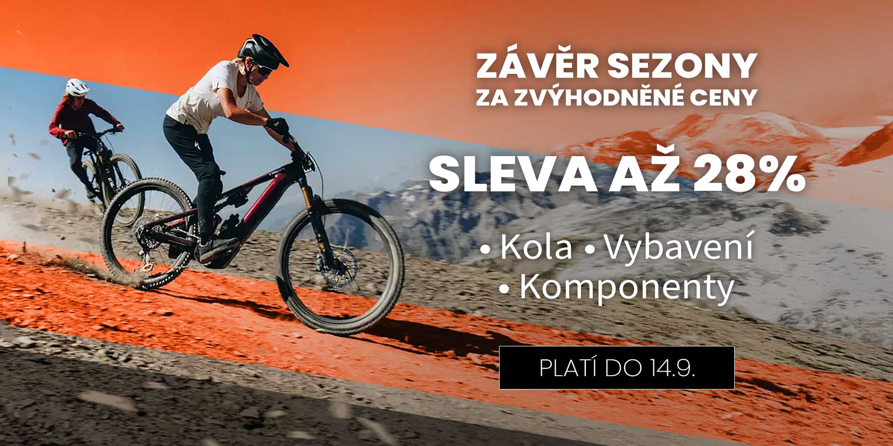 Závěr cyklistické sezón za zvýhodněné ceny!