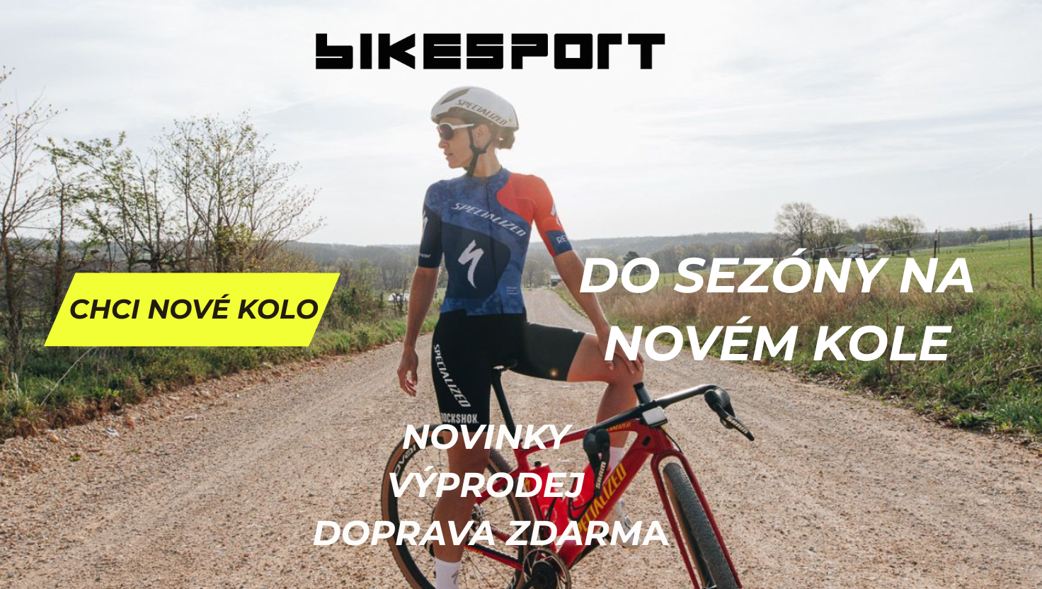 Vstup do sezóny s novým kolem! Dopřej si radost novinkou nebo výhodnou nabídkou z výprodeje! Doprava zdarma!