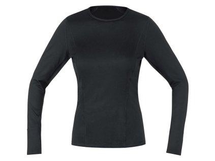 GORE M Women Base Layer Long Sleeve Shirt-black-34