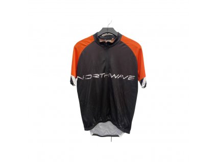 Dres Northwave Wild Cyclist Orange FL/Black krátký rukáv