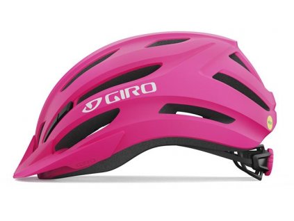 Dětská cyklistická helma GIRO Fixture II MIPS Youth Mat Bright Pink