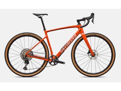 Gravel kolo Specialized Diverge 4 Sport Carbon 2026  Deep Orange/ Dune White