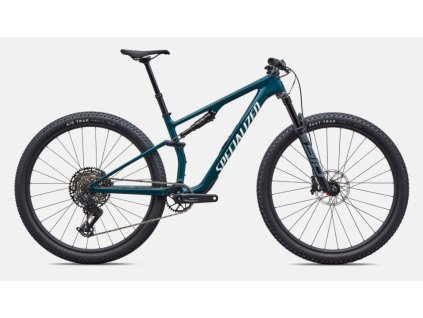 Celoodpružené horské kolo Specialized Epic 8 Comp SRAM S-1000 AXS, RockShox Select  Gloss Emerald Metallic / White