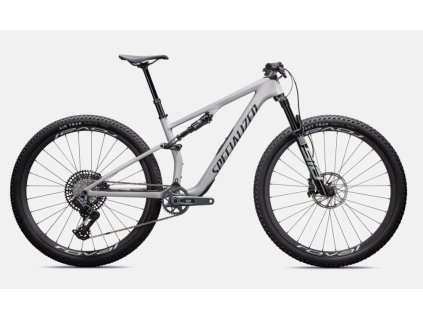 Celoodpružené horské kolo Specialized Epic 8 Expert SRAM GX AXS, RockShox Select+  Gloss Dolomite Metallic / Obsidian