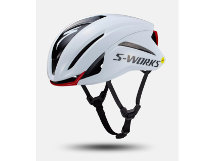 Cyklistická helma Specialized S-Works Evade 4  White/red