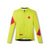 Pánský cyklistický dres Pedal Mafia Mens Core Long Sleeve Jersey VIS Yellow