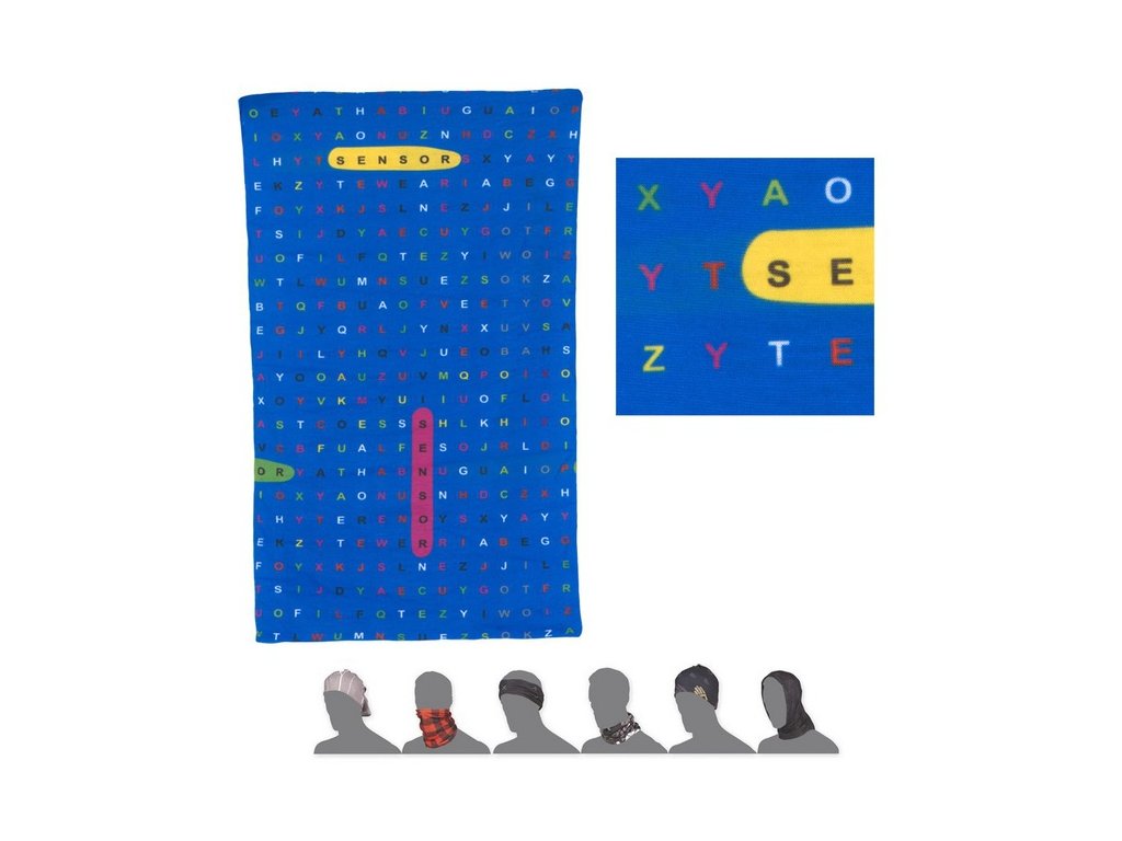 SENSOR TUBE TYPE dětský šátek multifunkční