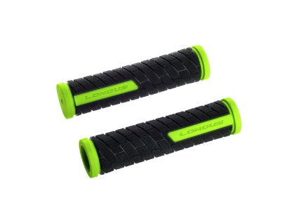 gripy LONGUS Grid gumové černo-svítivě žluté