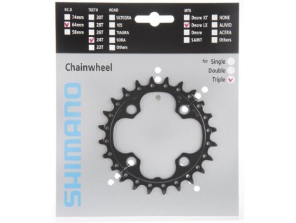 převodník SH SLX M670 24z FE černý 3x10s