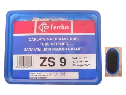 záplata FERDUS ZS9 32x16mm