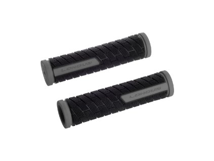 gripy LONGUS Grid gumové černo-šedé