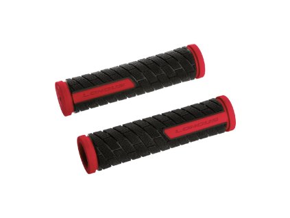 gripy LONGUS Grid gumové černo-červené