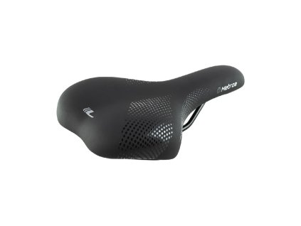 sedlo LONGUS Metro L černé, paměťová pěna