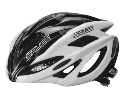 přilba SALICE GHIBLI white-black 58-62 cm