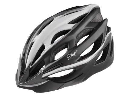 Etape – dámská cyklistická přilba VESPER, černá/bílá mat (Velikost 58-61cm)