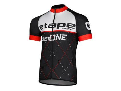 Etape - pánský dres TEAM, černá/červená