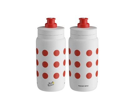 láhev ELITE 0,5l Fly TdF RED POLKA DOT