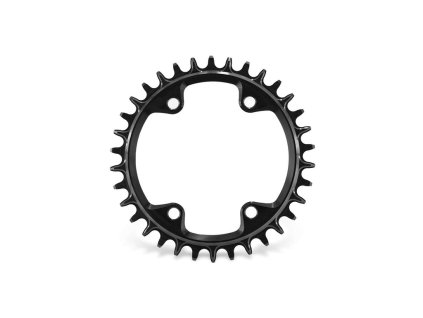 [34T R XT 96BCD Black] 96 BCD for Shimano M6000 M7000 M8000 (Round, 34T, Black)